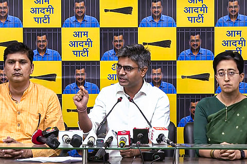 AAP press conference in Delhi